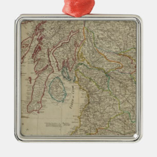 Schottland Süd Silbernes Ornament