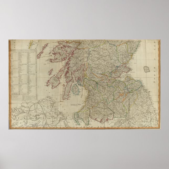 Schottland südlich poster (Vorne)