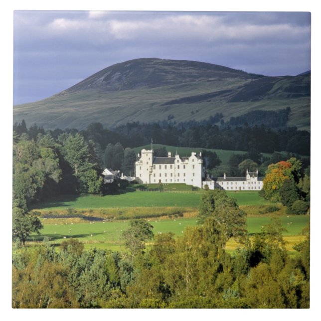 Schottland, Tayside, Blair Castle. In einem Smarag Fliese (Vorderseite)