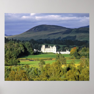 Schottland, Tayside, Blair Castle. In einem Smarag Poster