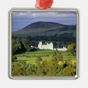 Schottland, Tayside, Blair Castle. In einem Smarag Silbernes Ornament