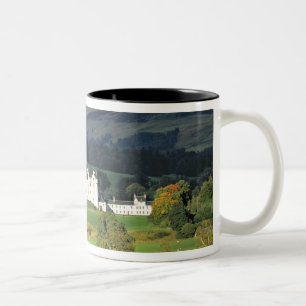 Schottland, Tayside, Blair Castle. In einem Smarag Zweifarbige Tasse