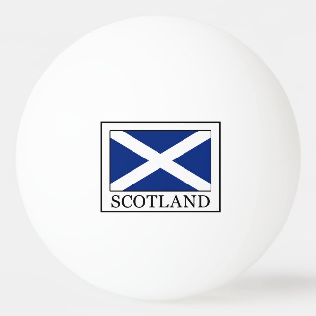 Schottland Tischtennisball (Vorderseite)