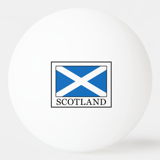 Schottland Tischtennisball (Vorderseite)