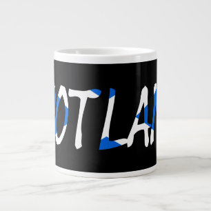 Schottland überlagerte sich auf dem Schottischen F Jumbo-Tasse