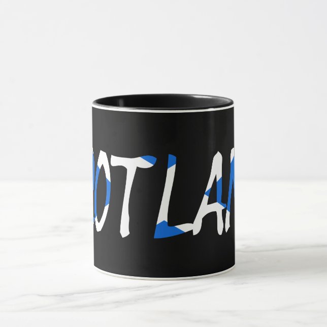 Schottland überlagerte sich auf dem Schottischen F Tasse (Zentrum)