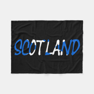 Schottland überlagerte sich auf der Flagge Schott Fleecedecke