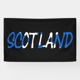 Schottland überlagerte sich auf der Schottischen F Banner