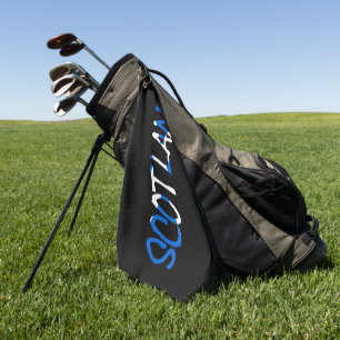 Schottland überlagerte sich auf der schottischen F Golfhandtuch