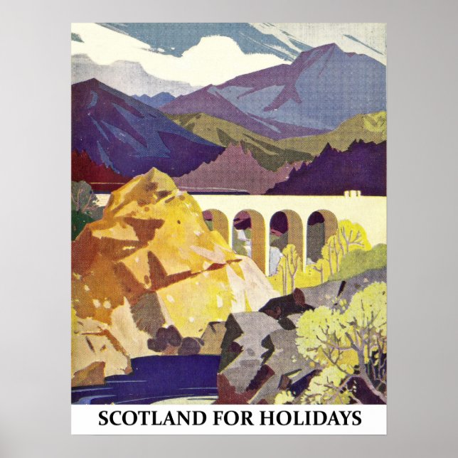 Schottland - Urlaub Poster (Vorne)
