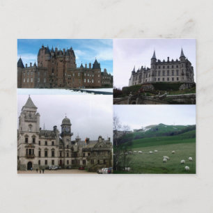Schottland (Vier Bilder) Postkarte