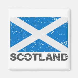 Schottland Vintage-Flagge Magnet