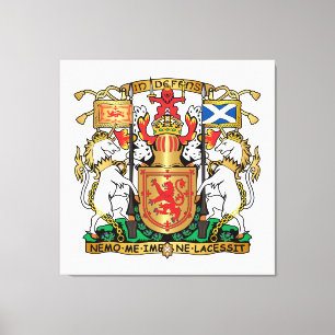 Schottland-Wappen Leinwanddruck