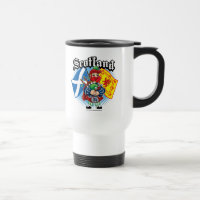 Schottlandflaggen und -pfeifer