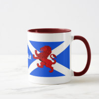 Schottlands aufbäumender Löwe, St. Andrews-Flagge