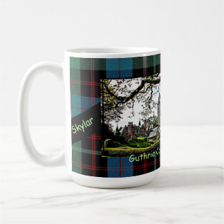 Schottlands Guthrie Clan Castle-Tartan Name Tasse