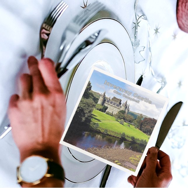 Schottlands Inveraray Castle of Campbell Clan Serviette (Von Creator hochgeladen)