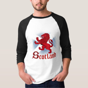 Schottlands Rampant Löwe, keltisch, Saint Andrew T-Shirt