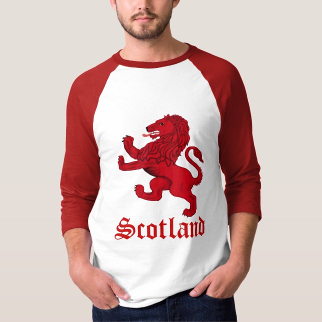 Schottlands Rampant-Löwe T-Shirt (Vorderseite)