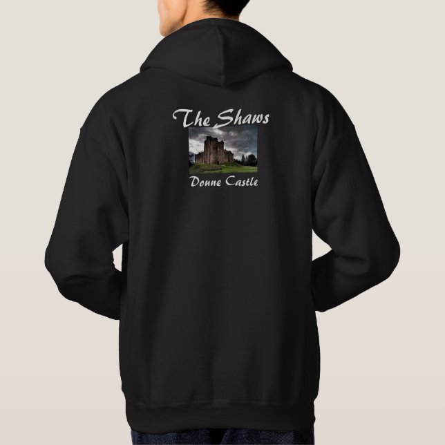 Schottlands Schloss Shaws' Doune, Familie Foto Hoodie (Rückseite)