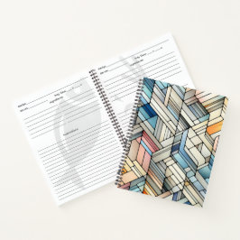 Schrafftheft, Spiralblock oder Spiralheft Notizbuch