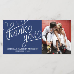 SCHRÄG GELEGENE WEDDING %PIPE% DANKEN IHNEN DANKESKARTE