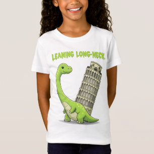 Schräger Langhals süßer Brachiosaurus & Schiefer T T-Shirt