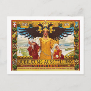 Schram Jubiläums Vintage Postkarte