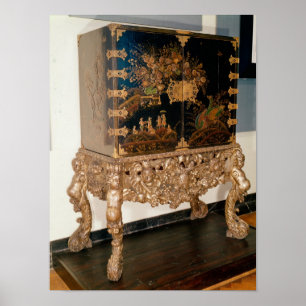 Schrank für Schwarz und Gold Poster