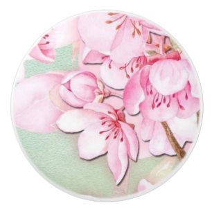 Schranktür oder Schubladenpult von Cherry Blossom Keramikknauf