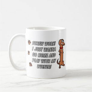 Schrauben-Arbeits-Dackel-HundeTasse Tasse