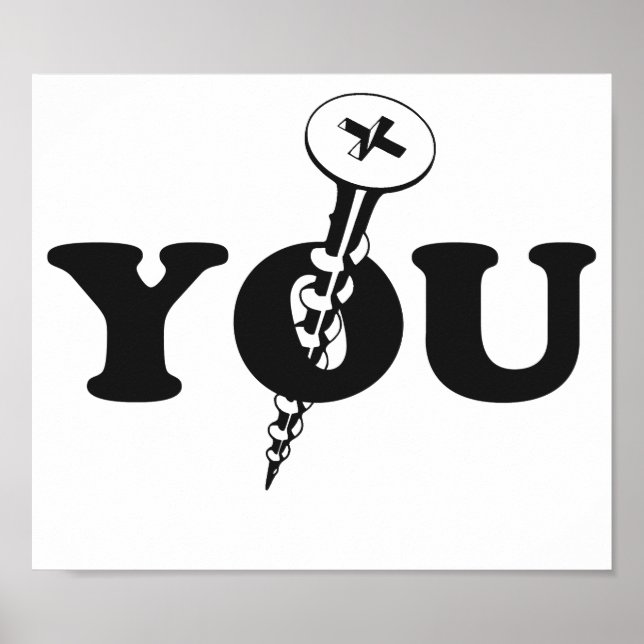 Schrauben Poster (Vorne)