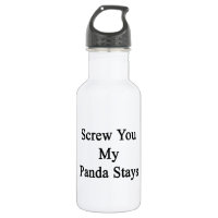 Schrauben Sie Sie, die mein Panda bleibe