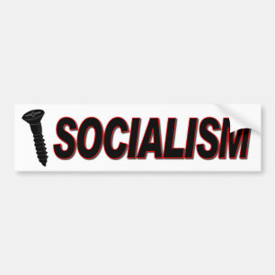 Schrauben-Sozialismus Autoaufkleber