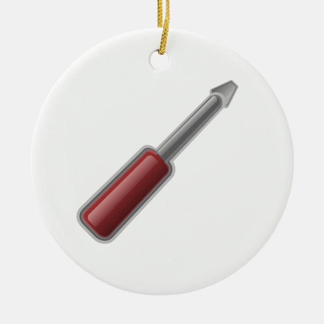 Schraubendreher Keramikornament (Vorne)