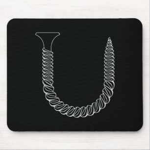 Schraubenförmige U - Lustiges Werkzeug Isolierung Mousepad