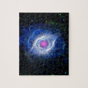 Schraubennebel Ultraviolett Auge Gottes Weltraumfo Puzzle