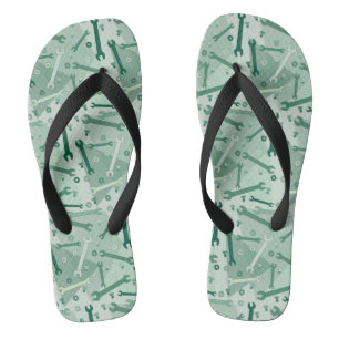 Schraubenschlüssel, Muttern und Schrauben Flip Flops