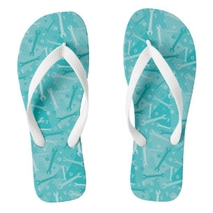 Schraubenschlüssel, Muttern und Schrauben Flip Flops