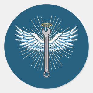 Schraubenwerkzeug Runder Aufkleber