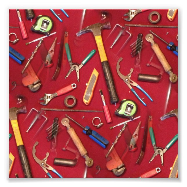 Schraubenzieher mit Messerputz Fotodruck (Vorne)