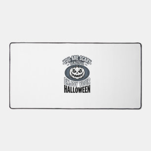 Schrecklich schöne Halloween Vintage Kürbis Shirt Schreibtischunterlage