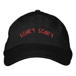 SCHRECKLICH SCHRECKLICHER Text Feiere Halloween Sp Bestickte Baseballkappe