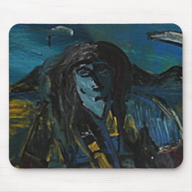 SCHRECKLICHE AUGEN AUF DEN DOW MOUSEPAD (Vorne)