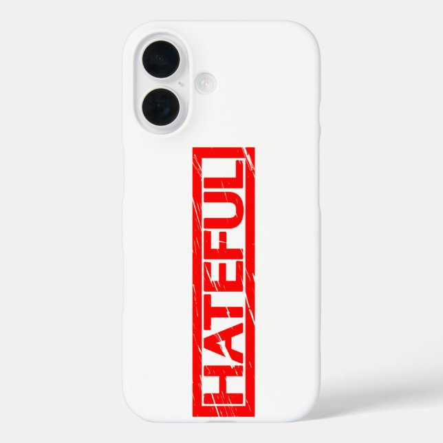 Schreckliche Briefmarke Case-Mate iPhone Hülle (Rückseite)