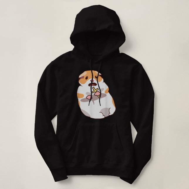 Schreckliche Hamster Meme Christlich kreischen hei Hoodie (Design vorne)