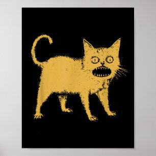 Schreckliche japanische Katze Poster