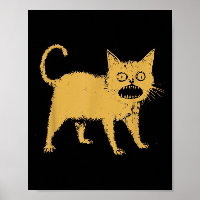 Schreckliche japanische Katze Poster (Vorne)