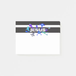 Schreckliche Jesus-Nächte Post-it Klebezettel