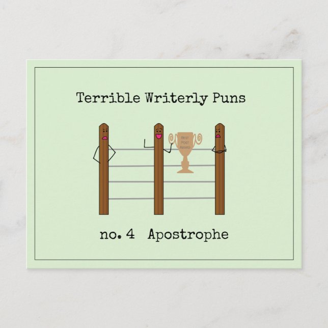 Schreckliche Schriftgebete Postkarte (Vorderseite)